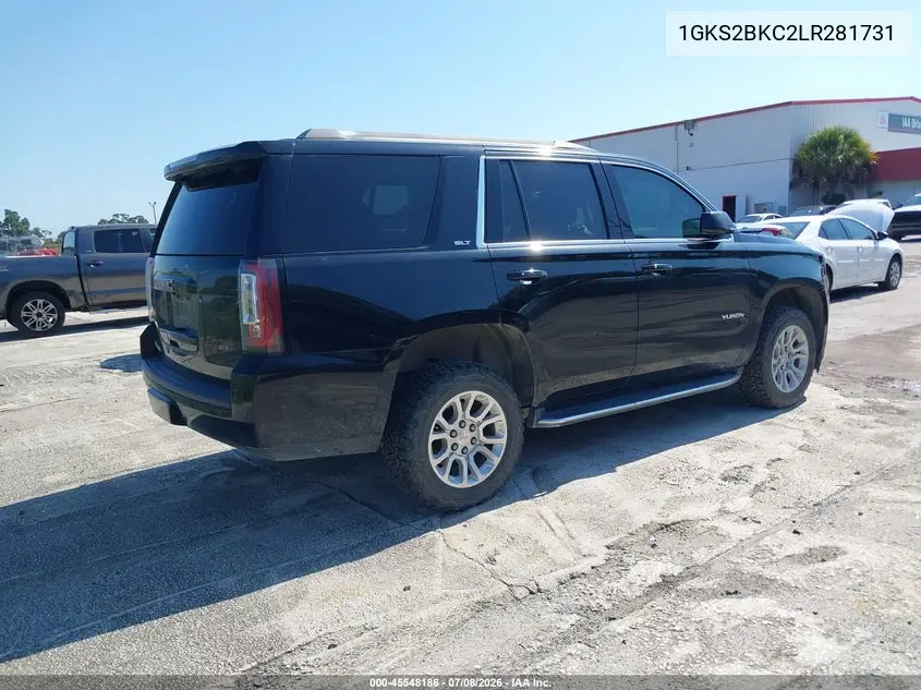 2020 GMC Yukon 4Wd Slt VIN: 1GKS2BKC2LR281731 Lot: 45548186