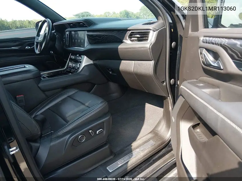 2021 GMC Yukon 4Wd Denali VIN: 1GKS2DKL1MR113060 Lot: 45639039