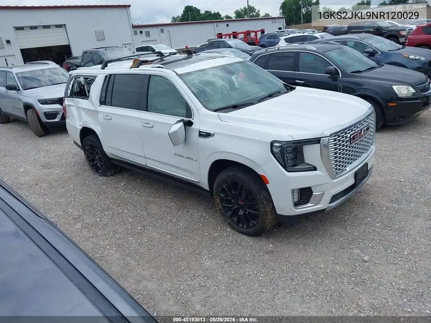 2022 GMC Yukon Xl 4Wd Denali VIN: 1GKS2JKL9NR120029 Lot: 45193013