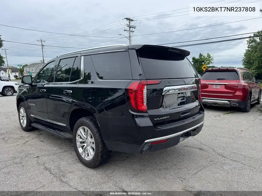 2022 GMC Yukon 4Wd Slt VIN: 1GKS2BKT7NR237808 Lot: 45453104