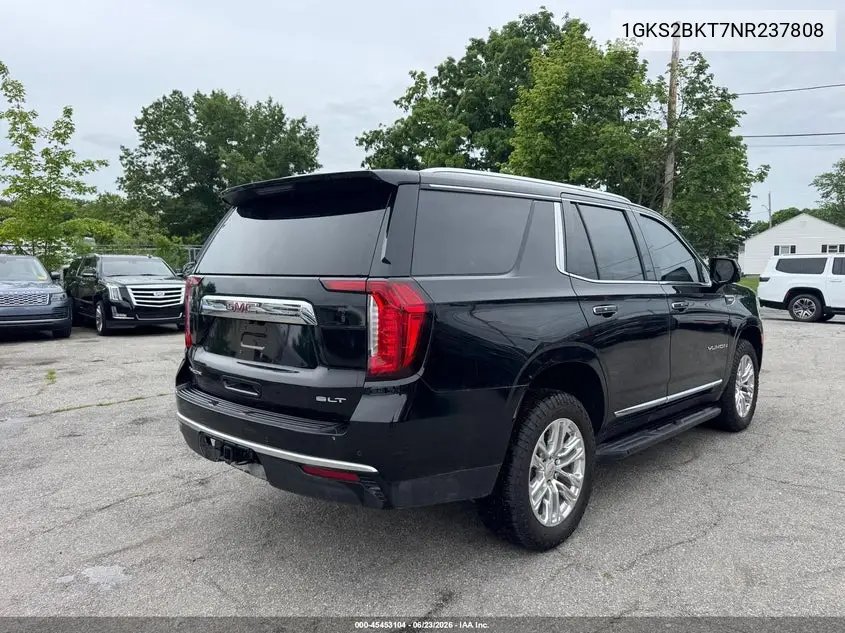 2022 GMC Yukon 4Wd Slt VIN: 1GKS2BKT7NR237808 Lot: 45453104