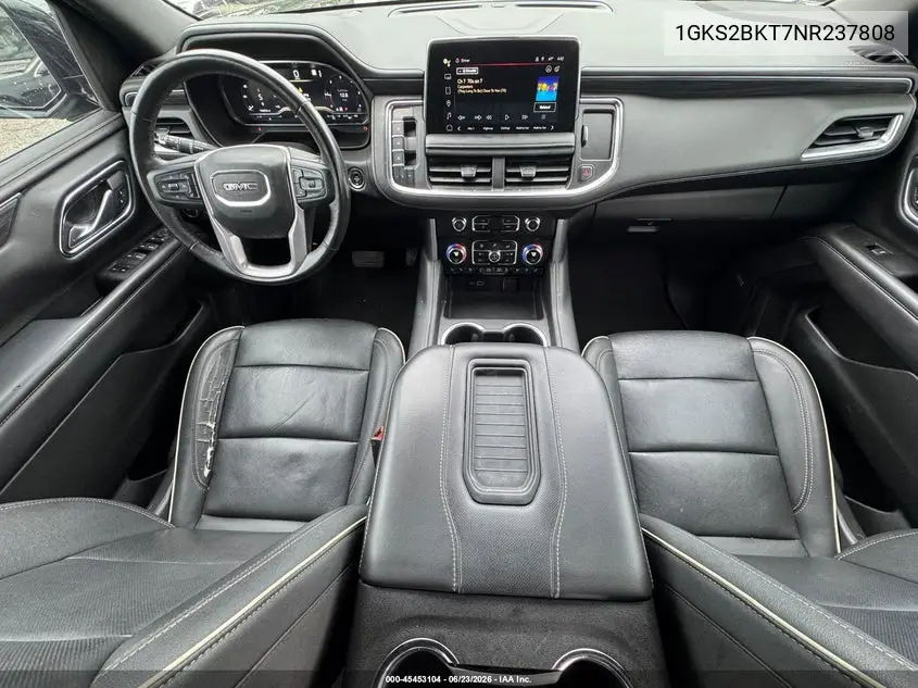 2022 GMC Yukon 4Wd Slt VIN: 1GKS2BKT7NR237808 Lot: 45453104