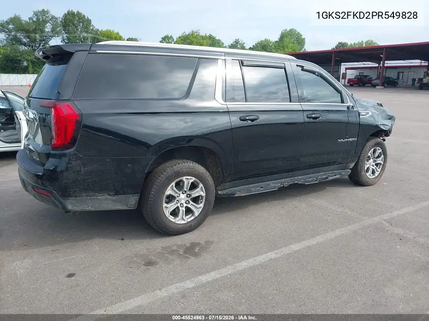 2023 GMC Yukon Xl 4Wd Sle VIN: 1GKS2FKD2PR549828 Lot: 45524963