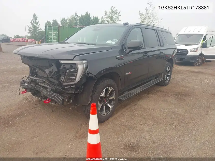 2026 GMC Yukon Xl 4Wd At4 VIN: 1GKS2HKL5TR173381 Lot: 45547630