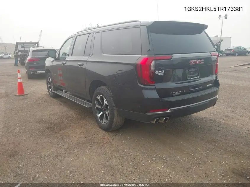 2026 GMC Yukon Xl 4Wd At4 VIN: 1GKS2HKL5TR173381 Lot: 45547630