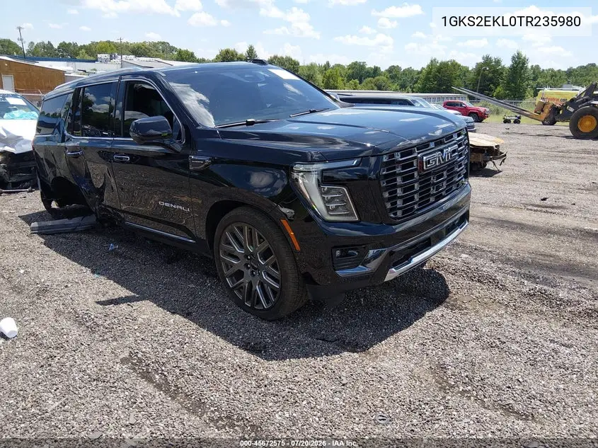 2026 GMC Yukon 4Wd Denali Ultimate VIN: 1GKS2EKL0TR235980 Lot: 45672575