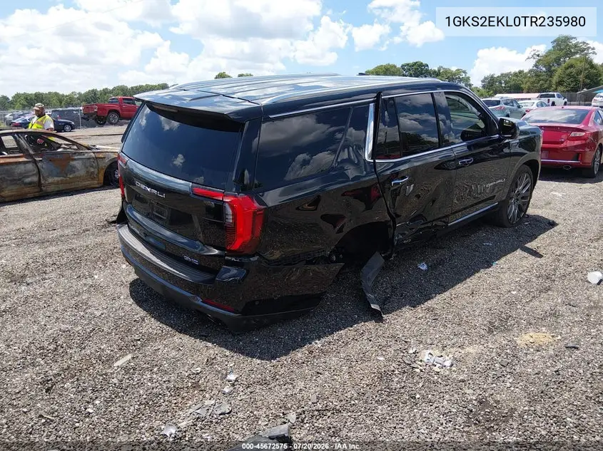 2026 GMC Yukon 4Wd Denali Ultimate VIN: 1GKS2EKL0TR235980 Lot: 45672575
