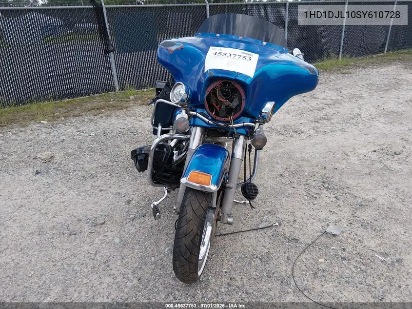 1995 Harley-Davidson Flht Classic VIN: 1HD1DJL10SY610728 Lot: 45537753