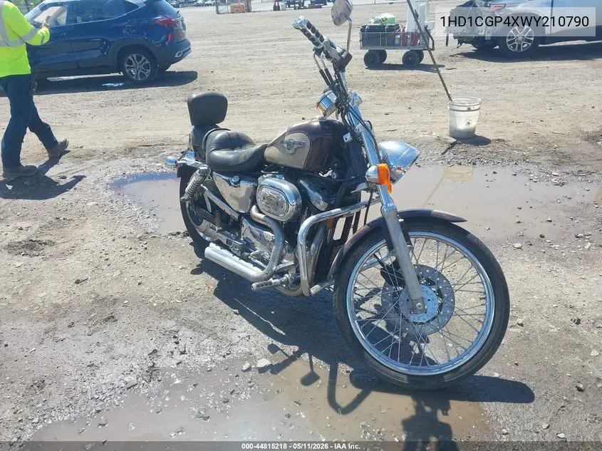 1998 Harley-Davidson Xl1200 C Anniversary VIN: 1HD1CGP4XWY210790 Lot: 44815218