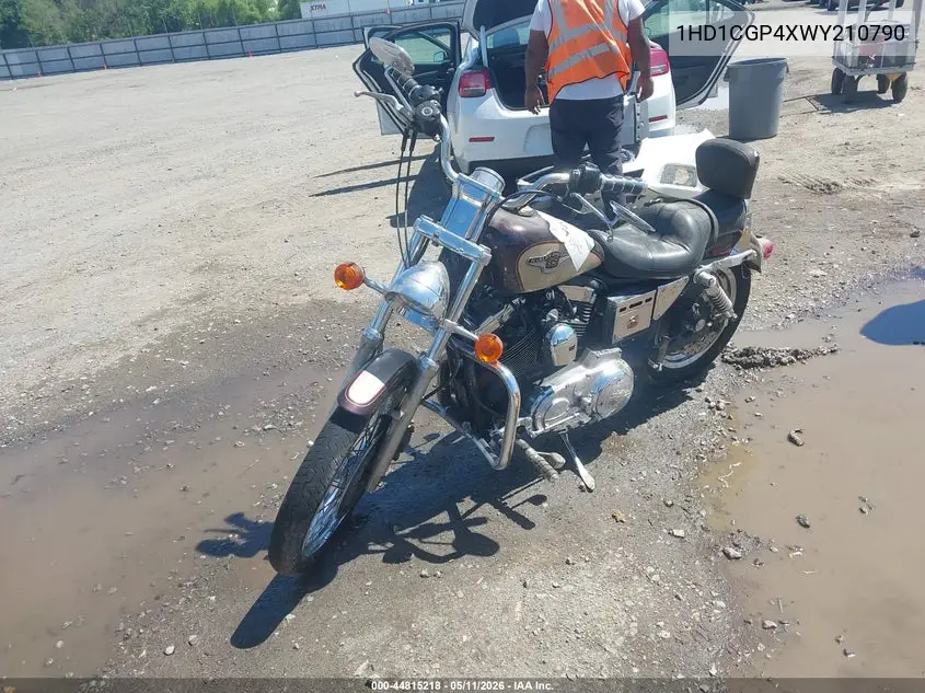 1998 Harley-Davidson Xl1200 C Anniversary VIN: 1HD1CGP4XWY210790 Lot: 44815218