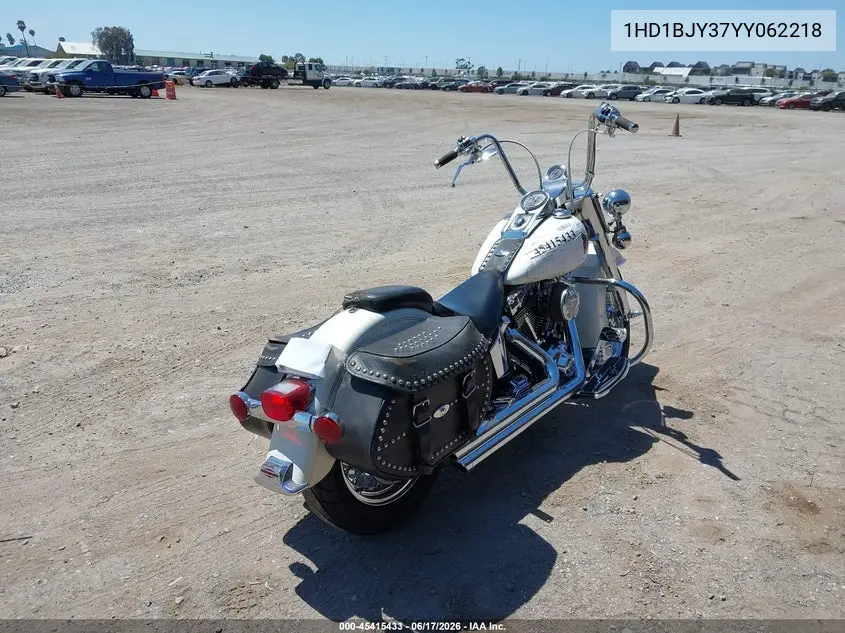2000 Harley-Davidson Flstc VIN: 1HD1BJY37YY062218 Lot: 45415433