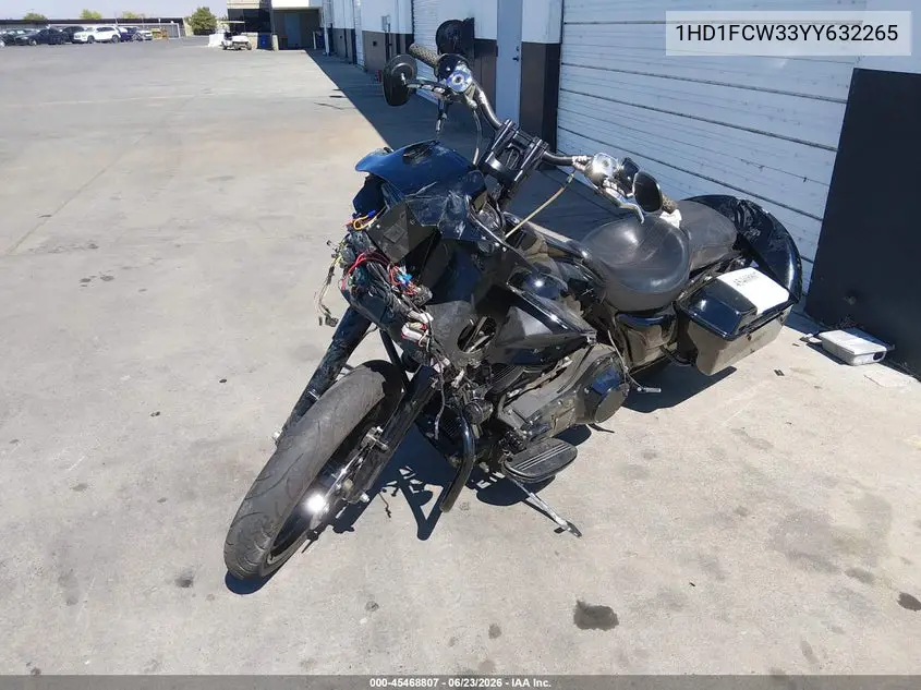 2000 Harley-Davidson Flhtcui VIN: 1HD1FCW33YY632265 Lot: 45468807