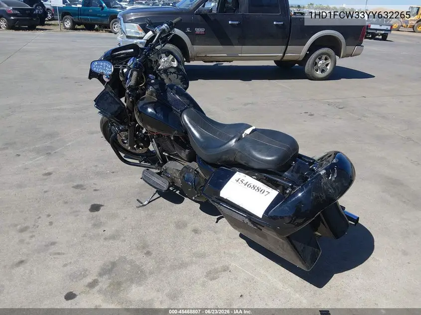 2000 Harley-Davidson Flhtcui VIN: 1HD1FCW33YY632265 Lot: 45468807