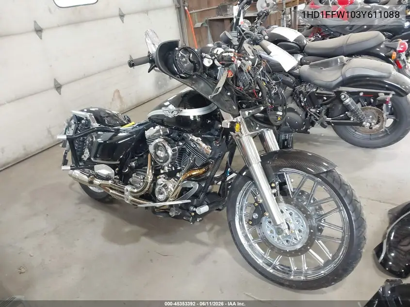 2003 Harley-Davidson Flhtci VIN: 1HD1FFW103Y611088 Lot: 45353392