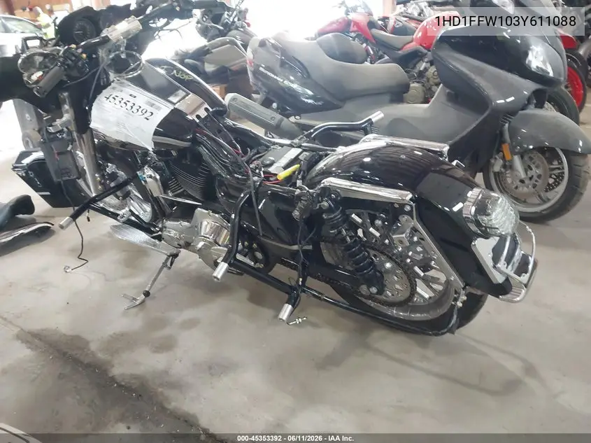 2003 Harley-Davidson Flhtci VIN: 1HD1FFW103Y611088 Lot: 45353392
