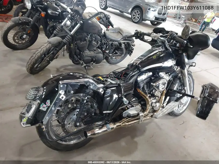 2003 Harley-Davidson Flhtci VIN: 1HD1FFW103Y611088 Lot: 45353392