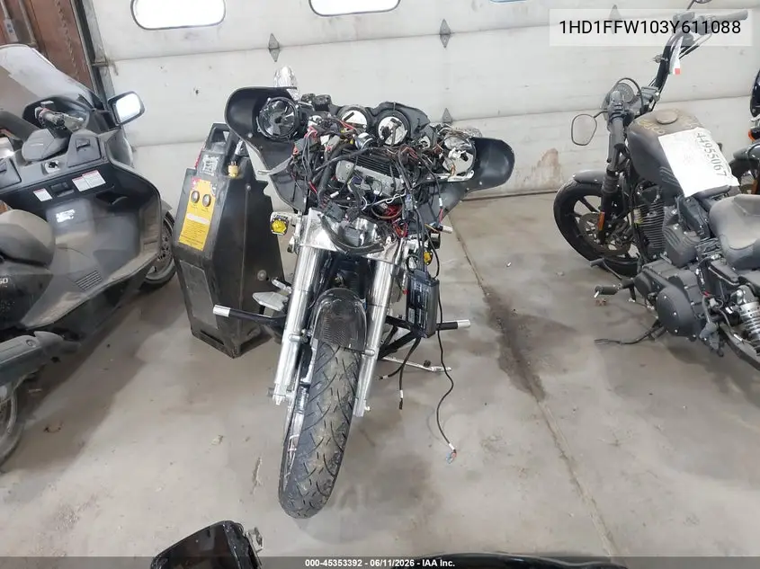 2003 Harley-Davidson Flhtci VIN: 1HD1FFW103Y611088 Lot: 45353392