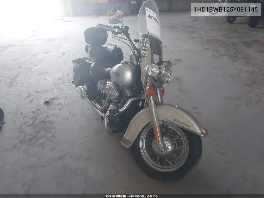 2005 Harley-Davidson Flstci VIN: 1HD1BWB125Y081145 Lot: 44798646
