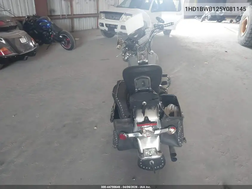 2005 Harley-Davidson Flstci VIN: 1HD1BWB125Y081145 Lot: 44798646