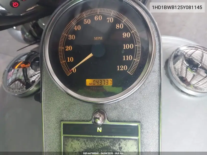 2005 Harley-Davidson Flstci VIN: 1HD1BWB125Y081145 Lot: 44798646