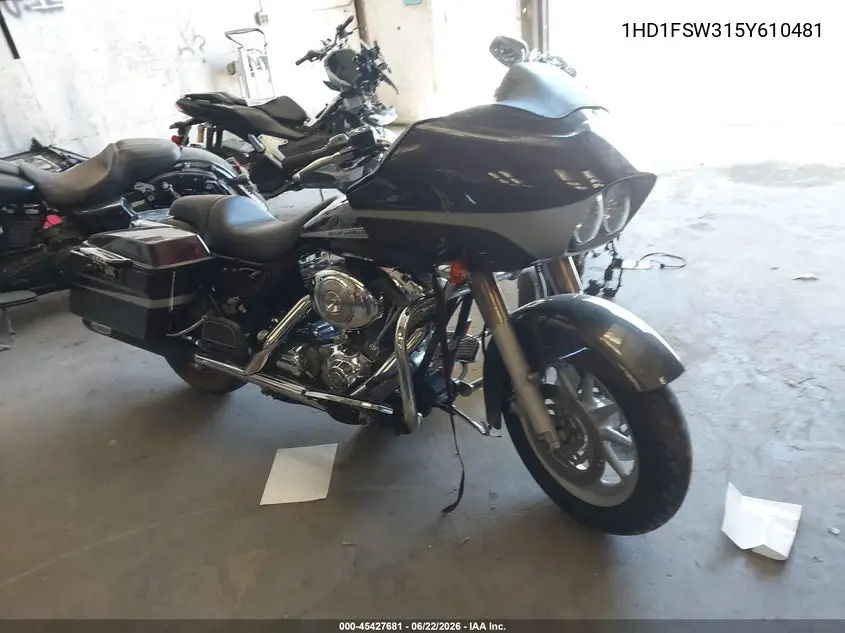 2005 Harley-Davidson Fltri VIN: 1HD1FSW315Y610481 Lot: 45427681