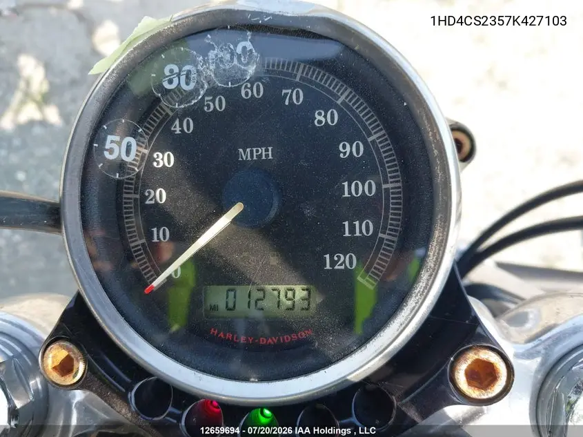 2007 Harley-Davidson Xl883 R California VIN: 1HD4CS2357K427103 Lot: 12659694