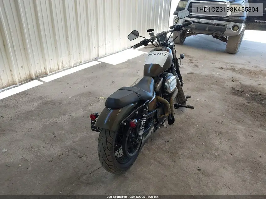 2008 Harley-Davidson Xl1200 N VIN: 1HD1CZ3198K455304 Lot: 45109419