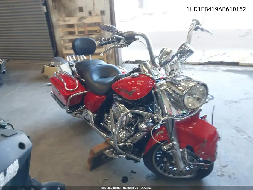 2010 Harley-Davidson Flhr VIN: 1HD1FB419AB610162 Lot: 45038298