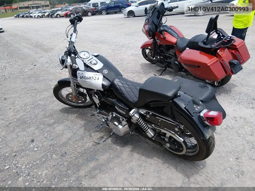 2010 Harley-Davidson Fxdc VIN: 1HD1GV412AC300993 Lot: 45160524