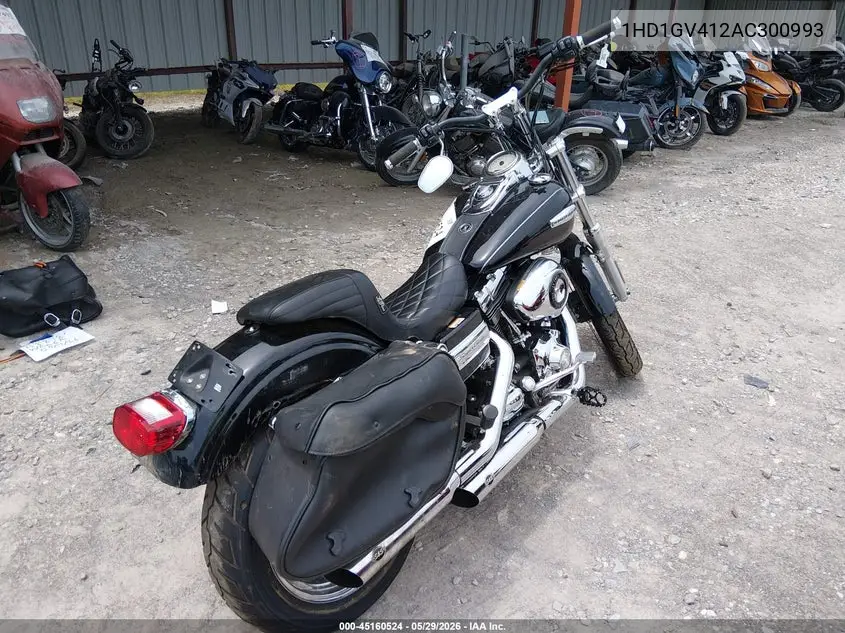 2010 Harley-Davidson Fxdc VIN: 1HD1GV412AC300993 Lot: 45160524