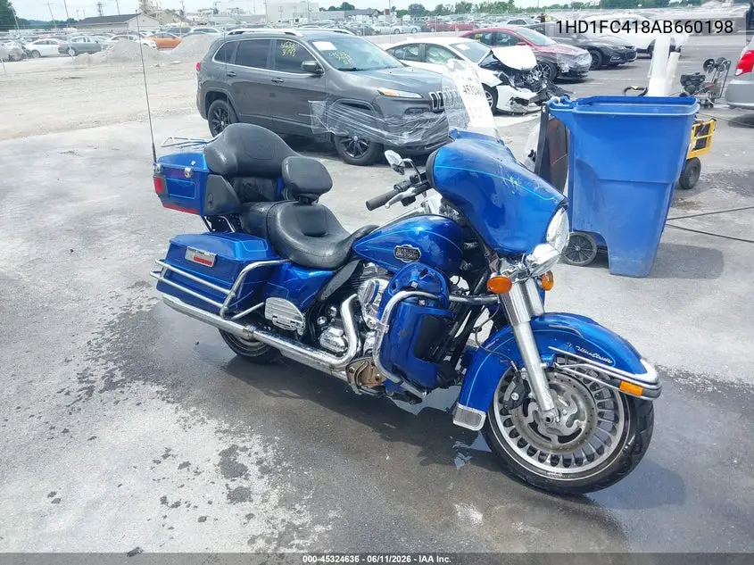 2010 Harley-Davidson Flhtcu VIN: 1HD1FC418AB660198 Lot: 45324636