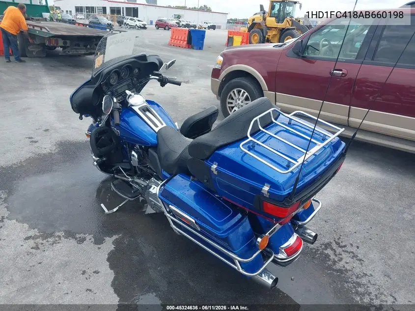 2010 Harley-Davidson Flhtcu VIN: 1HD1FC418AB660198 Lot: 45324636
