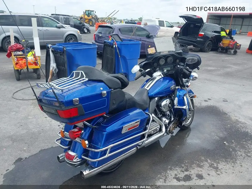 2010 Harley-Davidson Flhtcu VIN: 1HD1FC418AB660198 Lot: 45324636