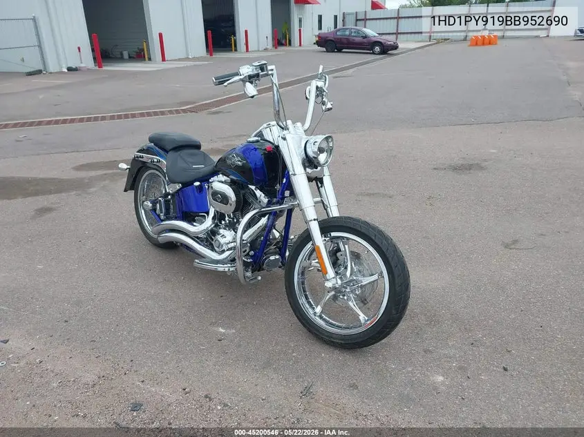 2011 Harley-Davidson Flstse2 VIN: 1HD1PY919BB952690 Lot: 45200546