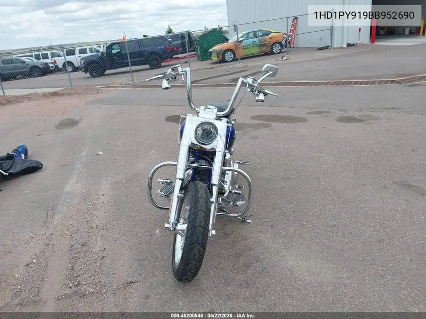 2011 Harley-Davidson Flstse2 VIN: 1HD1PY919BB952690 Lot: 45200546
