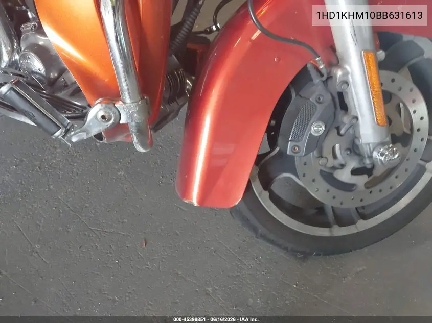 2011 Harley-Davidson Fltrx VIN: 1HD1KHM10BB631613 Lot: 45399851