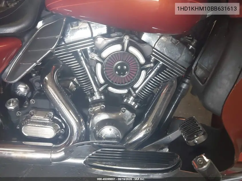 2011 Harley-Davidson Fltrx VIN: 1HD1KHM10BB631613 Lot: 45399851