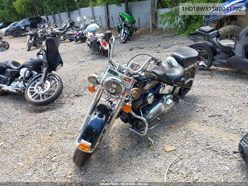 2011 Harley-Davidson Flstc VIN: 1HD1BW513BB041702 Lot: 45475435