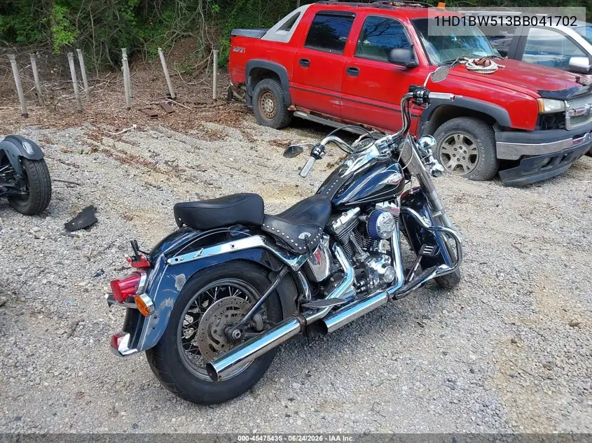 2011 Harley-Davidson Flstc VIN: 1HD1BW513BB041702 Lot: 45475435