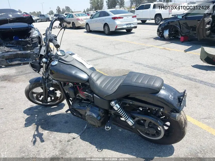 2012 Harley-Davidson Fxdb Dyna Street Bob VIN: 1HD1GX410CC312428 Lot: 45089640