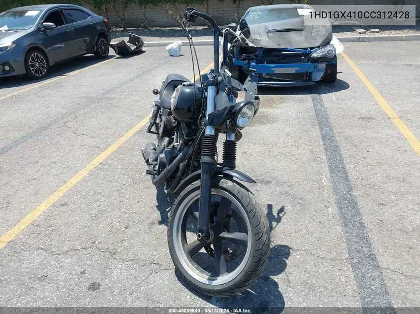 2012 Harley-Davidson Fxdb Dyna Street Bob VIN: 1HD1GX410CC312428 Lot: 45089640