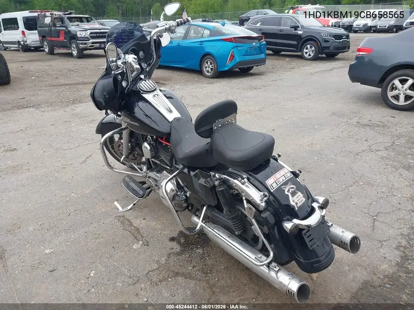 2012 Harley-Davidson Flhx Street Glide VIN: 1HD1KBM19CB658565 Lot: 45244412