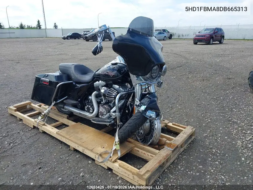 2013 Harley-Davidson Flhr Road King VIN: 5HD1FBMA8DB665313 Lot: 12653425