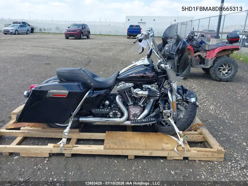 2013 Harley-Davidson Flhr Road King VIN: 5HD1FBMA8DB665313 Lot: 12653425