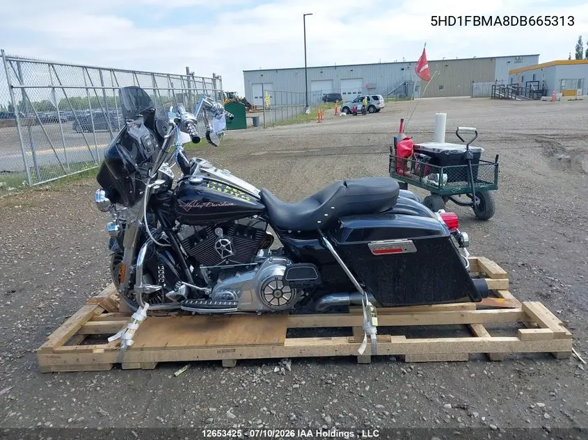 2013 Harley-Davidson Flhr Road King VIN: 5HD1FBMA8DB665313 Lot: 12653425