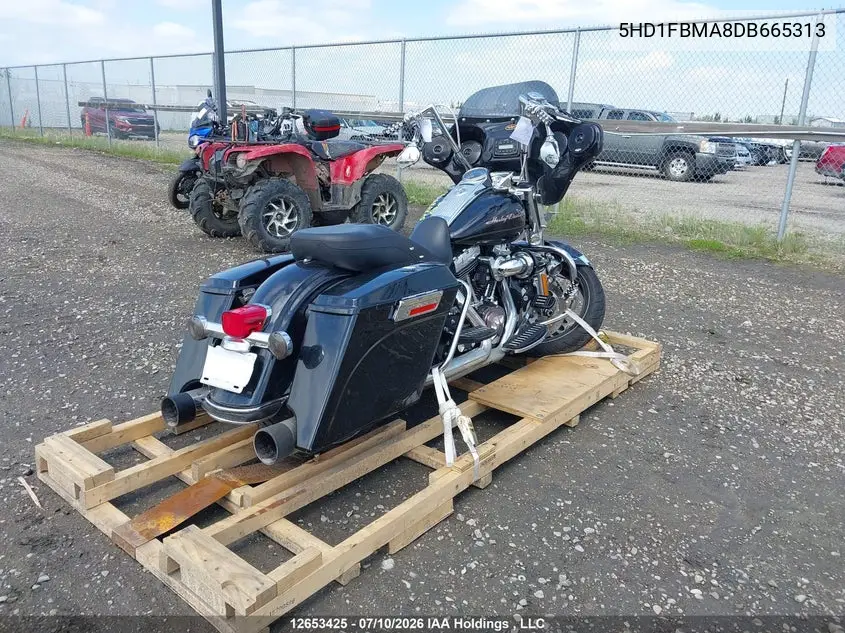 2013 Harley-Davidson Flhr Road King VIN: 5HD1FBMA8DB665313 Lot: 12653425