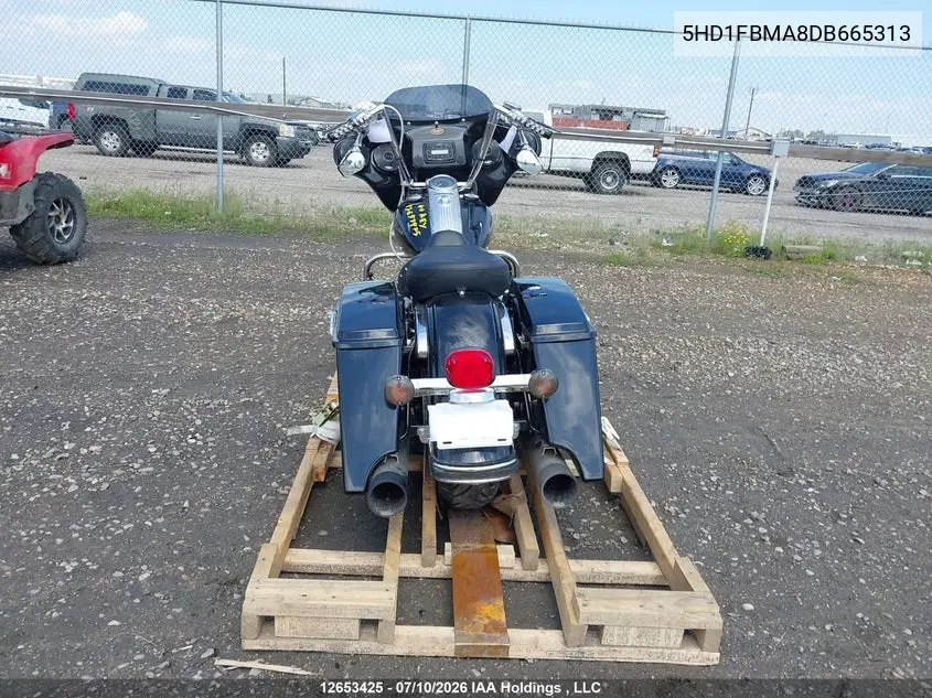 2013 Harley-Davidson Flhr Road King VIN: 5HD1FBMA8DB665313 Lot: 12653425