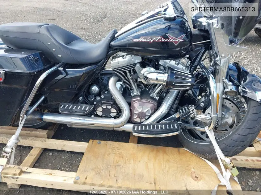 2013 Harley-Davidson Flhr Road King VIN: 5HD1FBMA8DB665313 Lot: 12653425