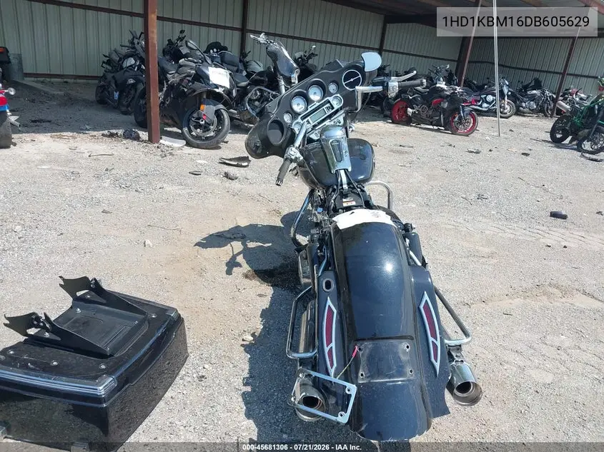 2013 Harley-Davidson Flhx Street Glide VIN: 1HD1KBM16DB605629 Lot: 45681306