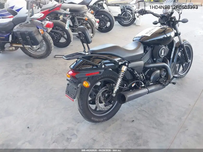 2015 Harley-Davidson Xg750 VIN: 1HD4NBB12FC503393 Lot: 45252520